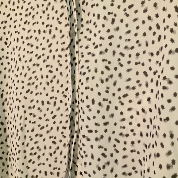 H&M High-Low Polka Dot Blouse, Size 2 - Picture 3 of 4
